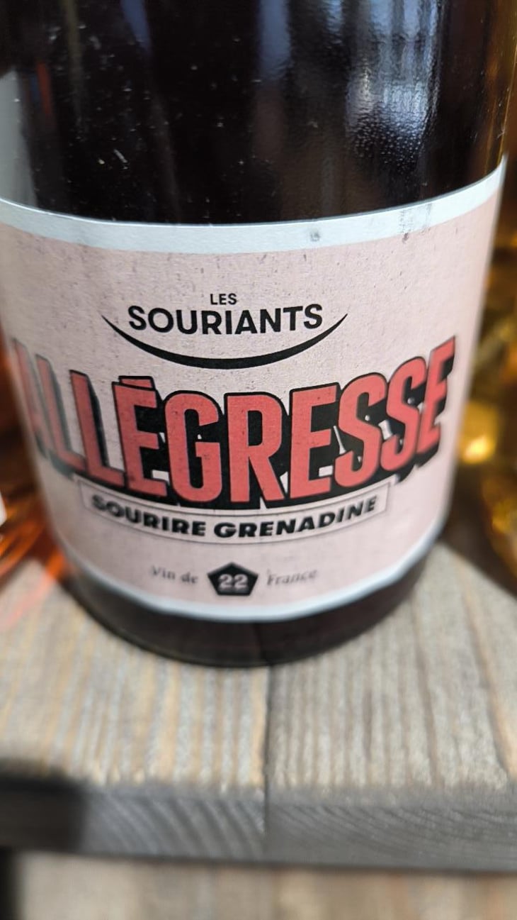 Allégresse - Domaine Les Souriants - Maxime Troncy & Damien Polosse -2021
