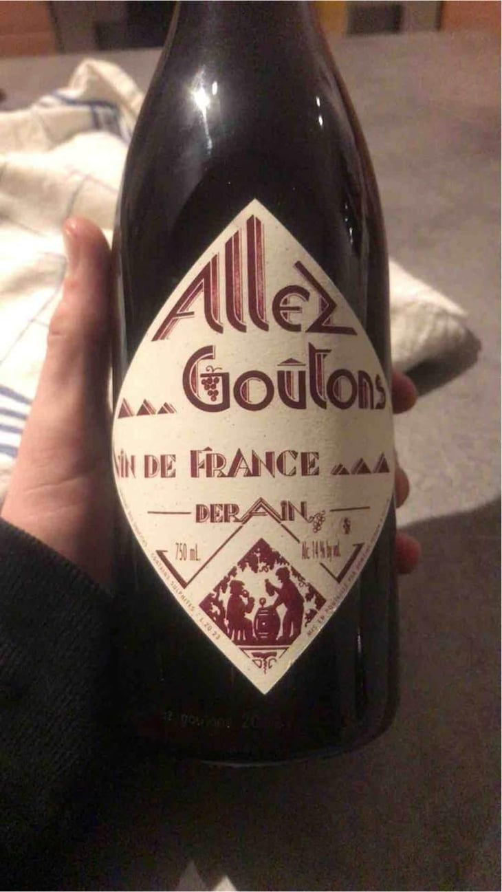 Allez Goûtons (rouge) - Domaine Derain - Julien Altaber & Carole Shwab, Domique Derain 