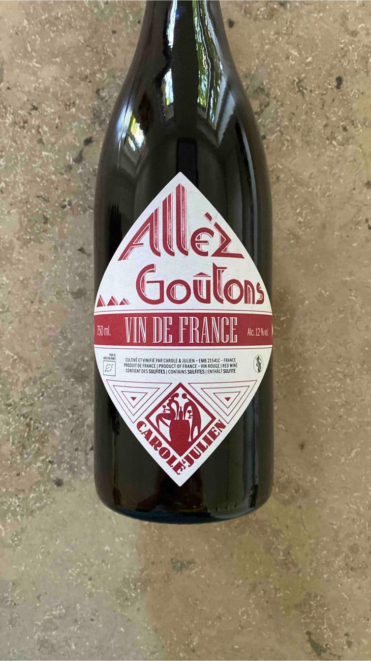 Allez Goûtons (rouge) - Domaine Derain - Julien Altaber & Carole Shwab, Domique Derain 