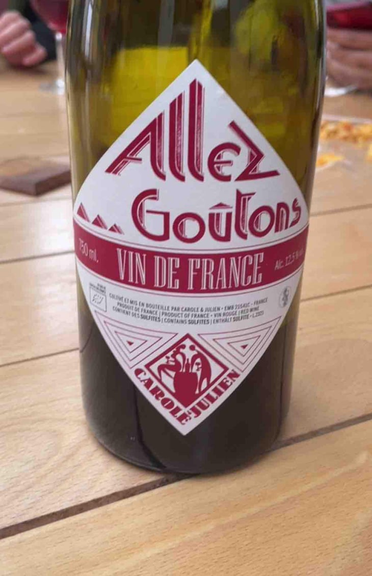 Allez Goûtons (rouge) - Domaine Derain - Julien Altaber & Carole Shwab, Domique Derain 
