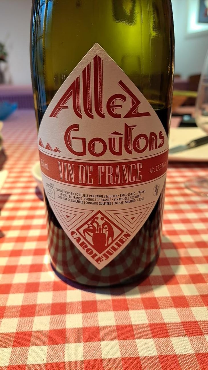 Allez Goûtons (rouge) - Domaine Derain - Julien Altaber & Carole Shwab, Domique Derain 