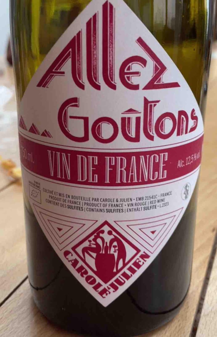 Allez Goûtons (rouge) - Domaine Derain - Julien Altaber & Carole Shwab, Domique Derain 