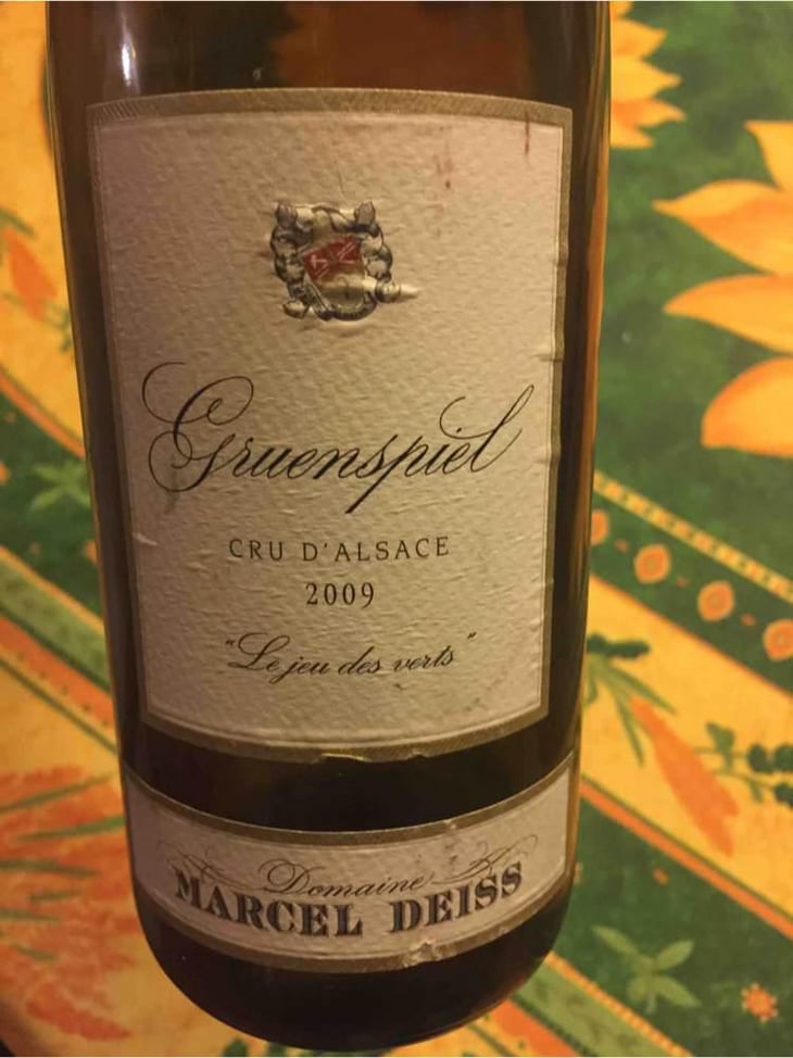 Alsace Gruenspiel - Domaine Marcel Deiss - Jean-Michel Deiss 
