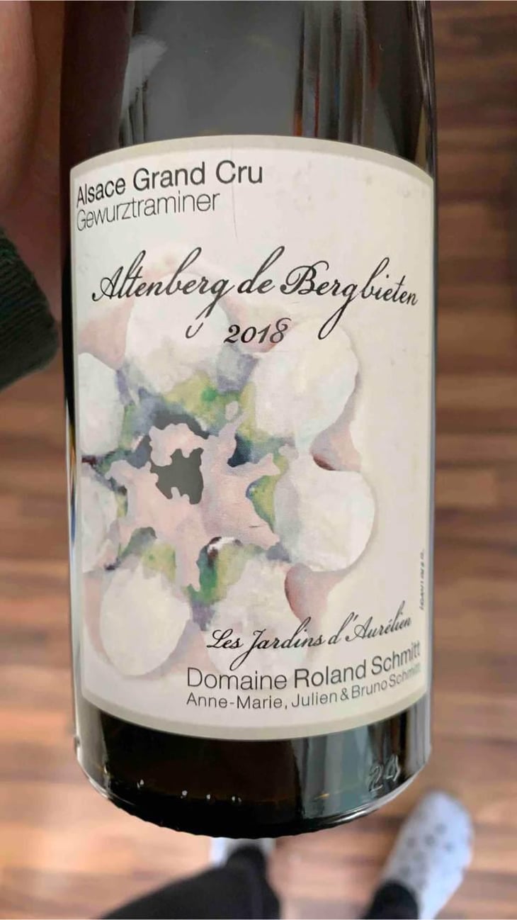 Altenberg De Bergbieten Alsace grand Cru - Roland Schmitt - Anne-Marie, Julien & Bruno Schmitt 