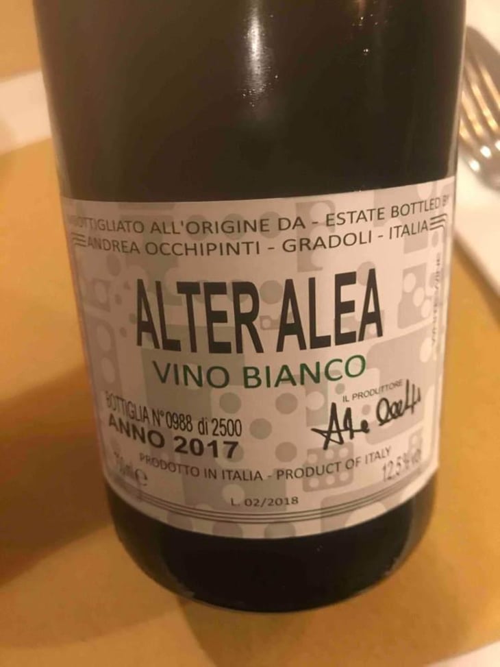 Alter Alea Bianco - Azienda Agricola Andrea Occhipinti - Andrea Occhipinti 