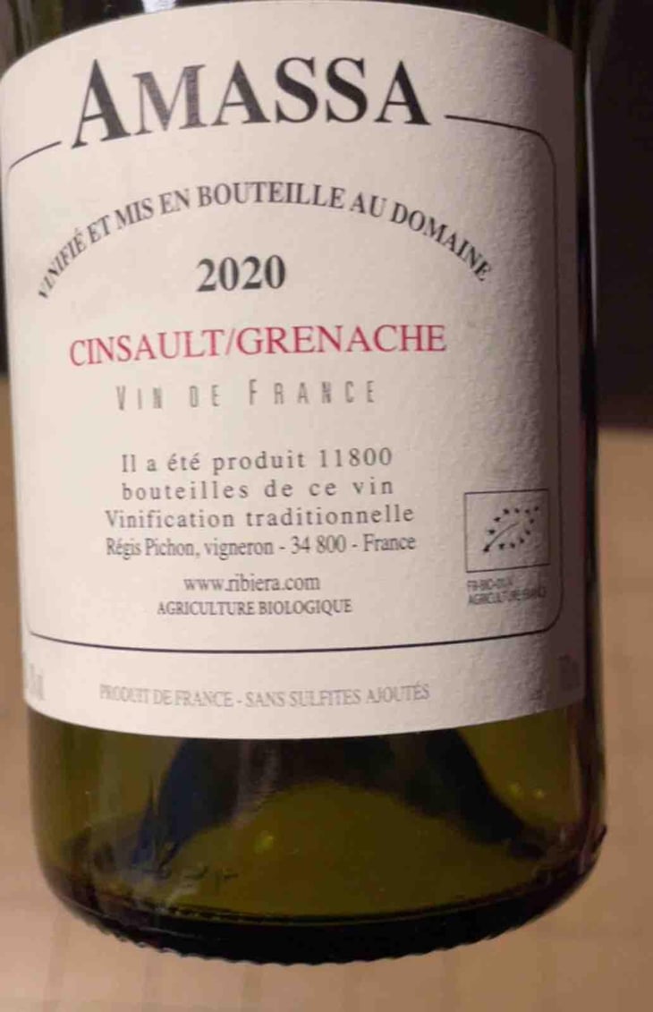 Amassa - Domaine Ribiera - Christine & Régis Pichon 