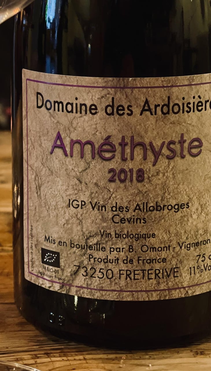 Améthyste - Domaine Des Ardoisières - Brice Omont 