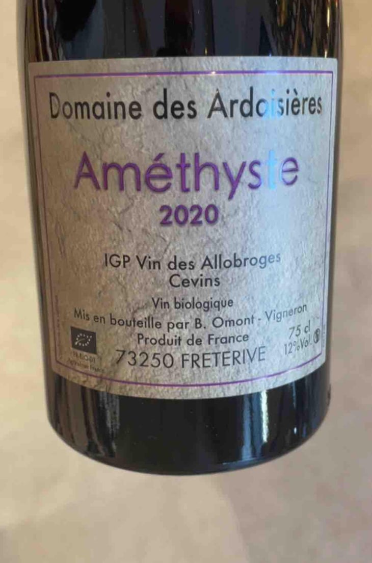 Améthyste - Domaine Des Ardoisières - Brice Omont 