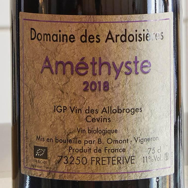 Améthyste - Domaine Des Ardoisières - Brice Omont 