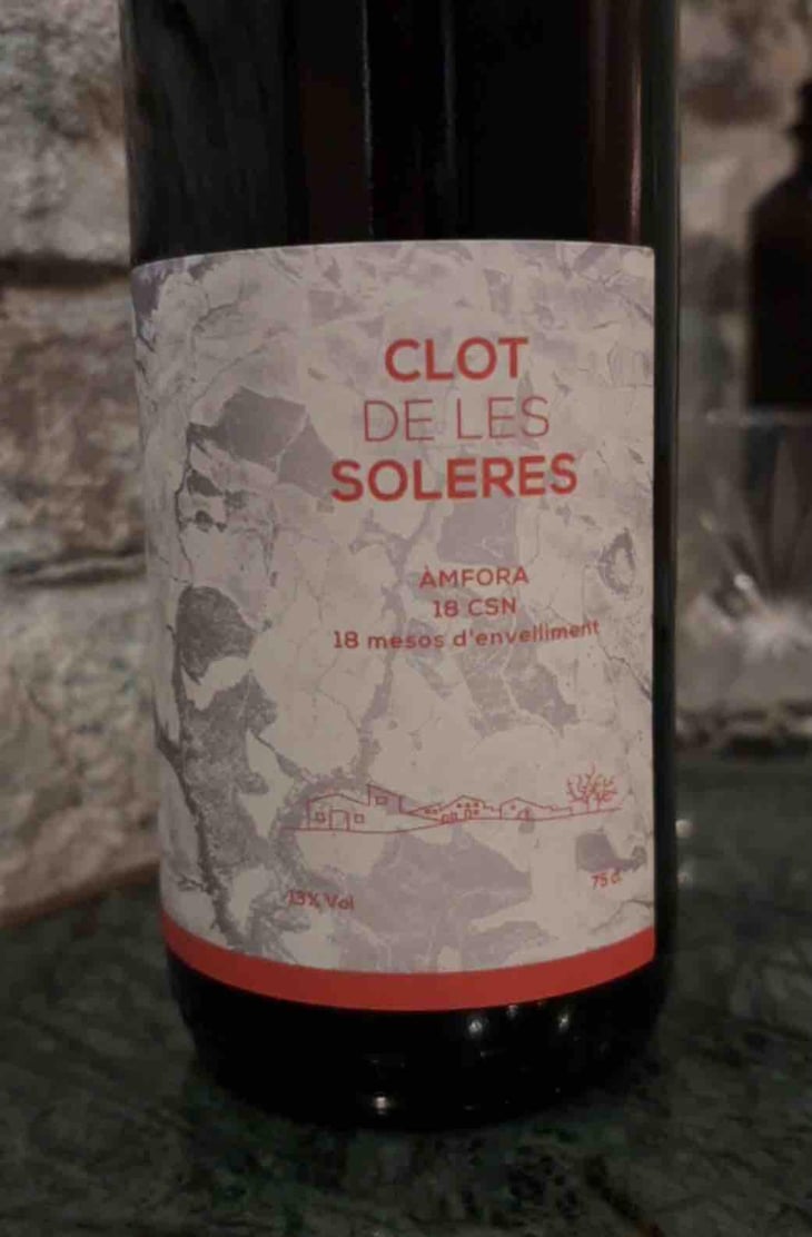 Àmfora 18 CSN (18 mesos d’envelliment) - Clot de les Soleres - Montse i Carles Mora Ferrer 