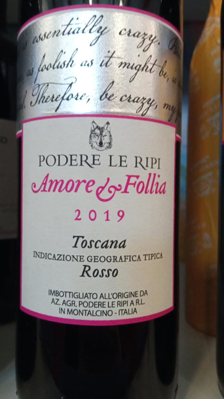 Amore & Follia - Podere Le Ripi - Sebastian Nasello 