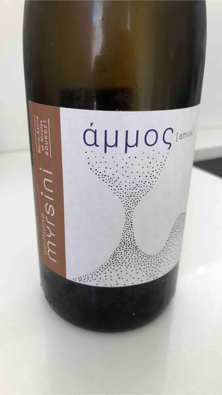Άμμος [ Amos ] - Myrsini Winery - Marie-Astrid & Nicolas Bourget -2021