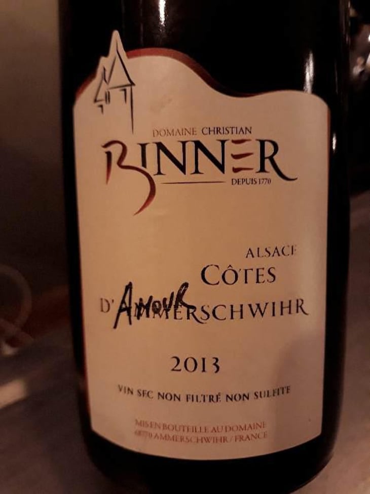 Amour Schwihr - Domaine Christian Binner - Christian Binner et son équipe -2019