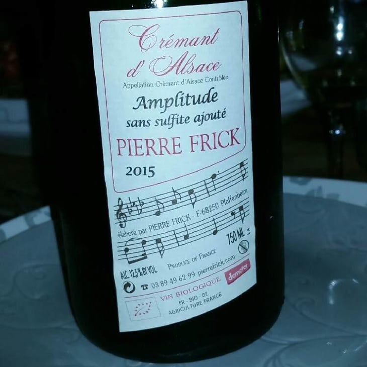 Amplitude - Domaine Pierre Frick - Jean-Pierre, Chantal et Thomas Frick 
