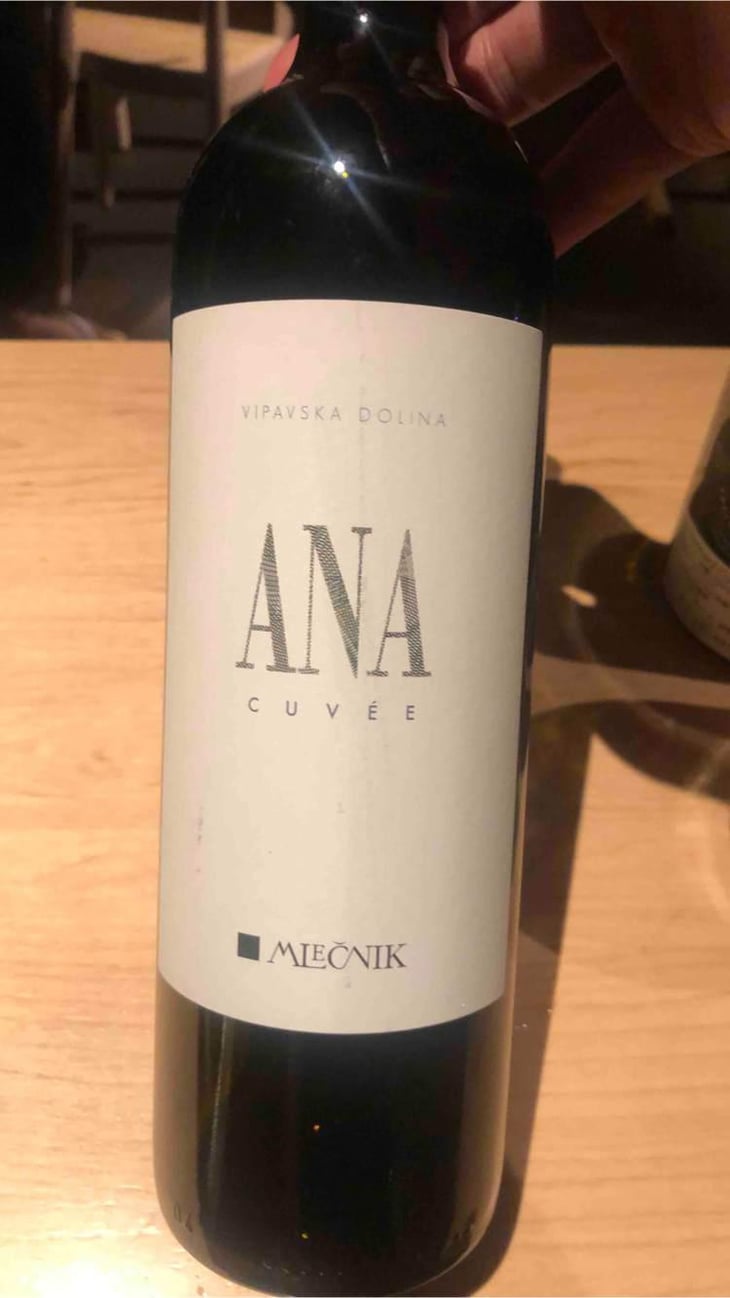 Ana Cuvee - Organic farm Mlečnik - Mlečnik Valter and Klemen 