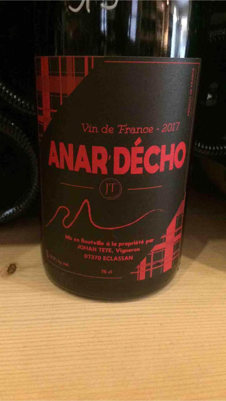 Anar Decho - Domaine Johan Tete - Johan Tete 