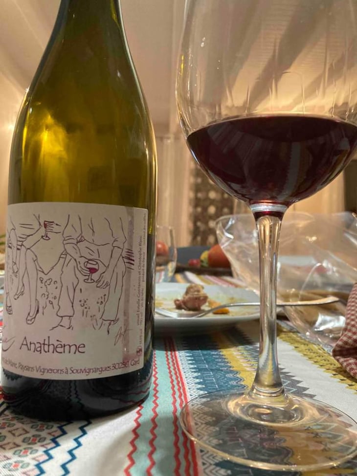 Anathéme (rouge) - Mont de Marie - Thierry Forestier 