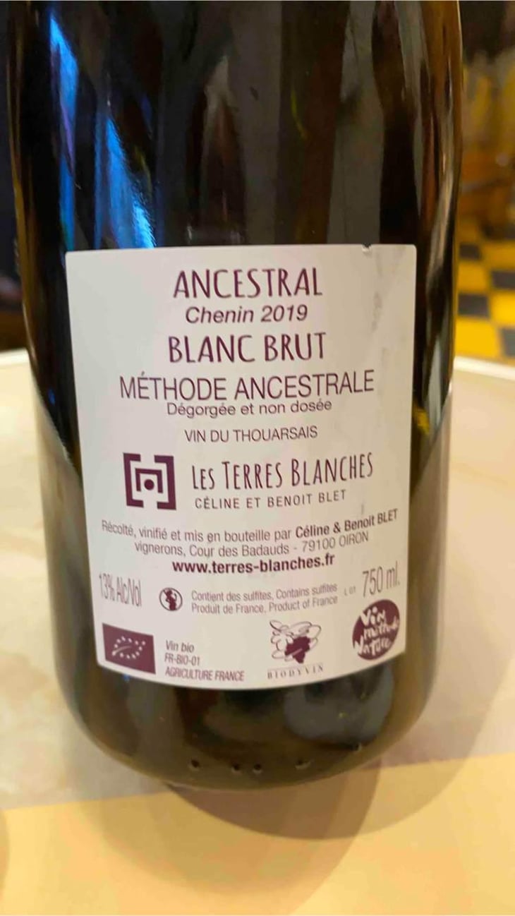 Ancestral Blanc - Les Terres Blanches - Celine & Benoit Blet -2022