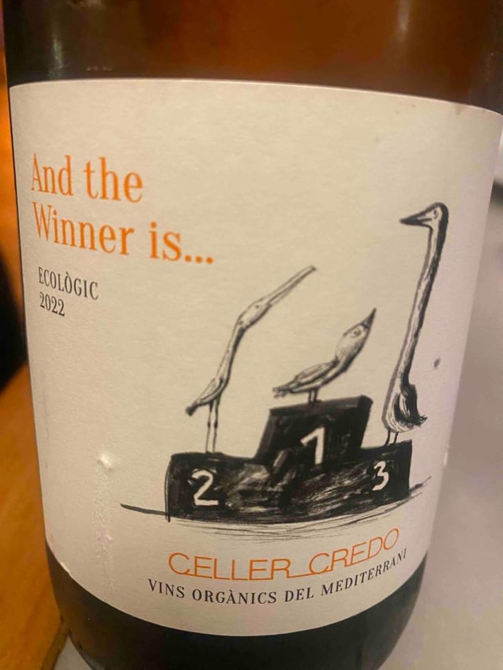 And The Winner Is ... - Celler Credo - Ton Mata Moliner -2019