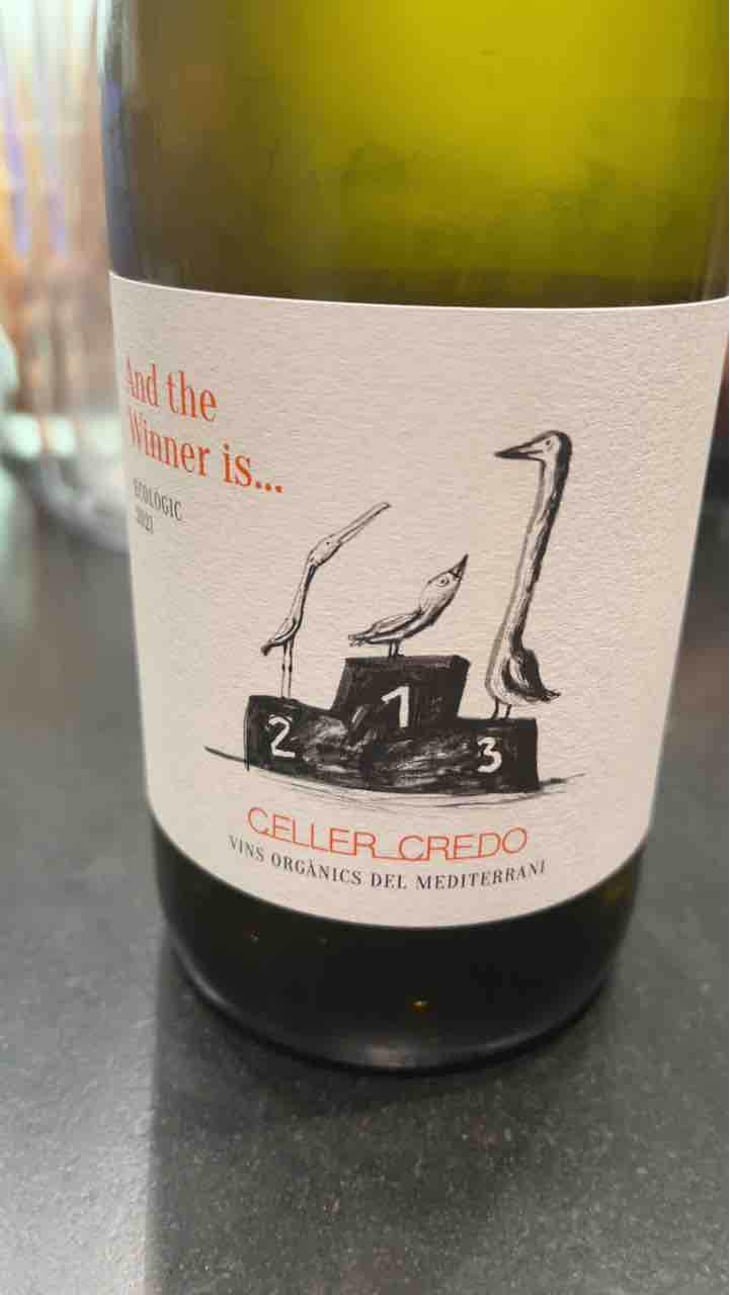 And The Winner Is ... - Celler Credo - Ton Mata Moliner -2019