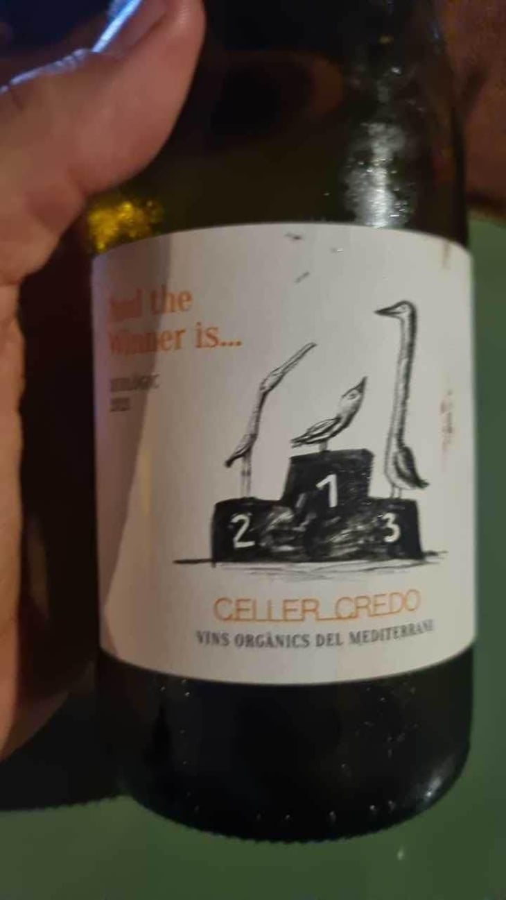 And The Winner Is ... - Celler Credo - Ton Mata Moliner -2019