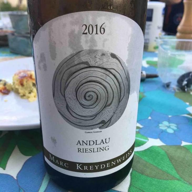 Andlau Riesling (J-Paul Checinski Label) - Marc Kreydenweiss (Andlau) - Antoine Kreydenweiss 