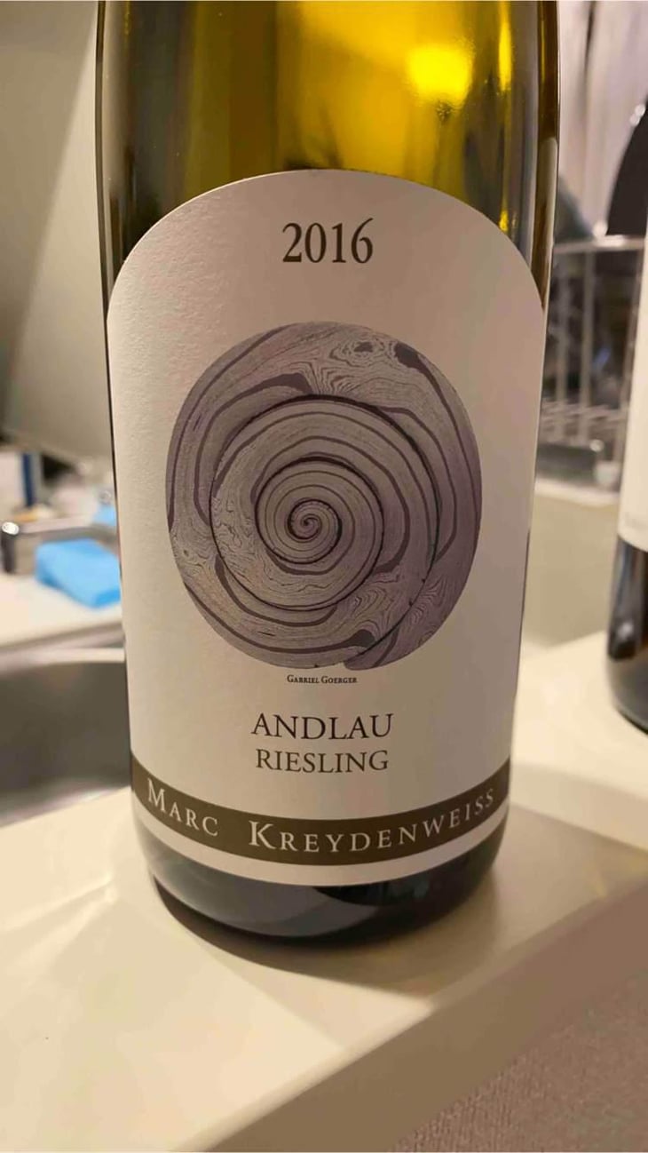 Andlau Riesling (J-Paul Checinski Label) - Marc Kreydenweiss (Andlau) - Antoine Kreydenweiss 
