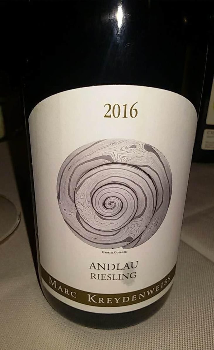 Andlau Riesling (J-Paul Checinski Label) - Marc Kreydenweiss (Andlau) - Antoine Kreydenweiss 
