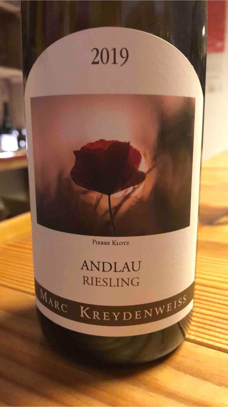 Andlau Riesling (Julie Salmon Label) - Marc Kreydenweiss (Andlau) - Antoine Kreydenweiss 