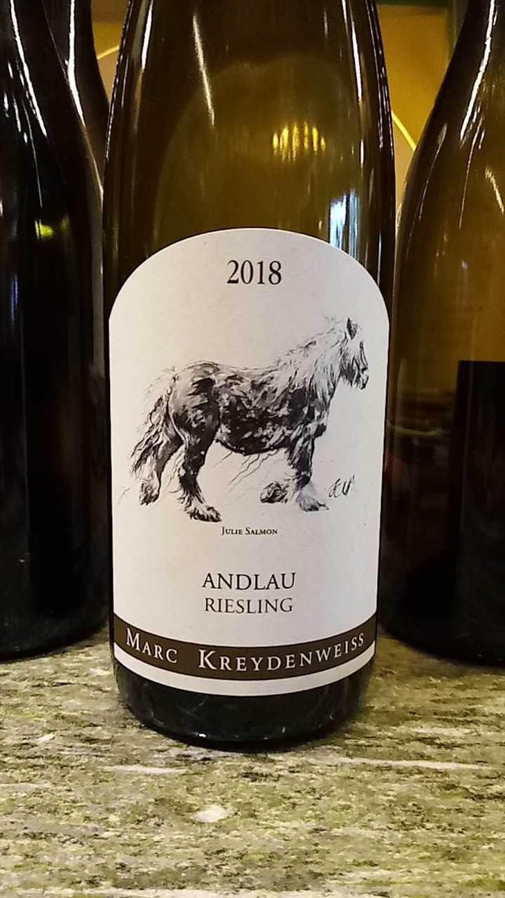 Andlau Riesling (Julie Salmon Label) - Marc Kreydenweiss (Andlau) - Antoine Kreydenweiss 