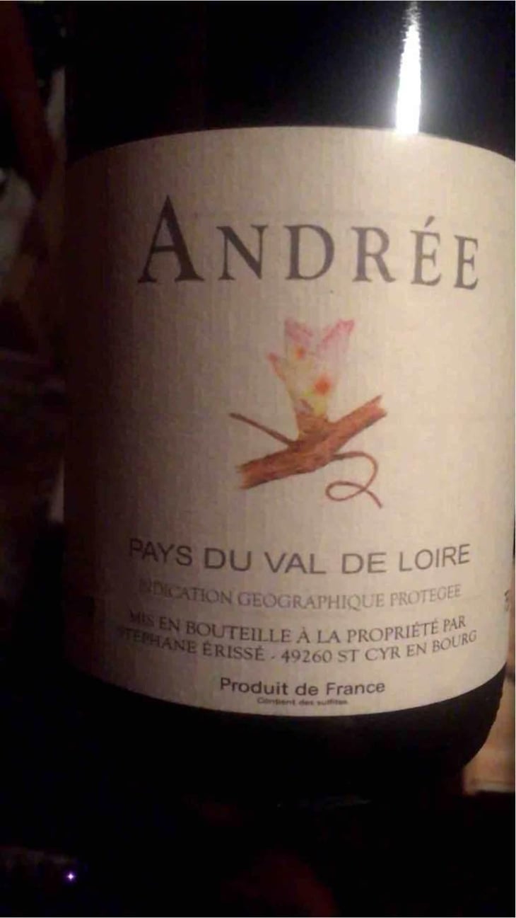 Andrée - Domaine Andrée - Stéphane Erissé 