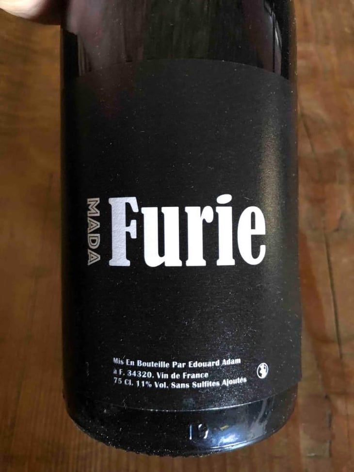 Furie - Domaine Mada - Pauline Bousquet & Edouard Adam 