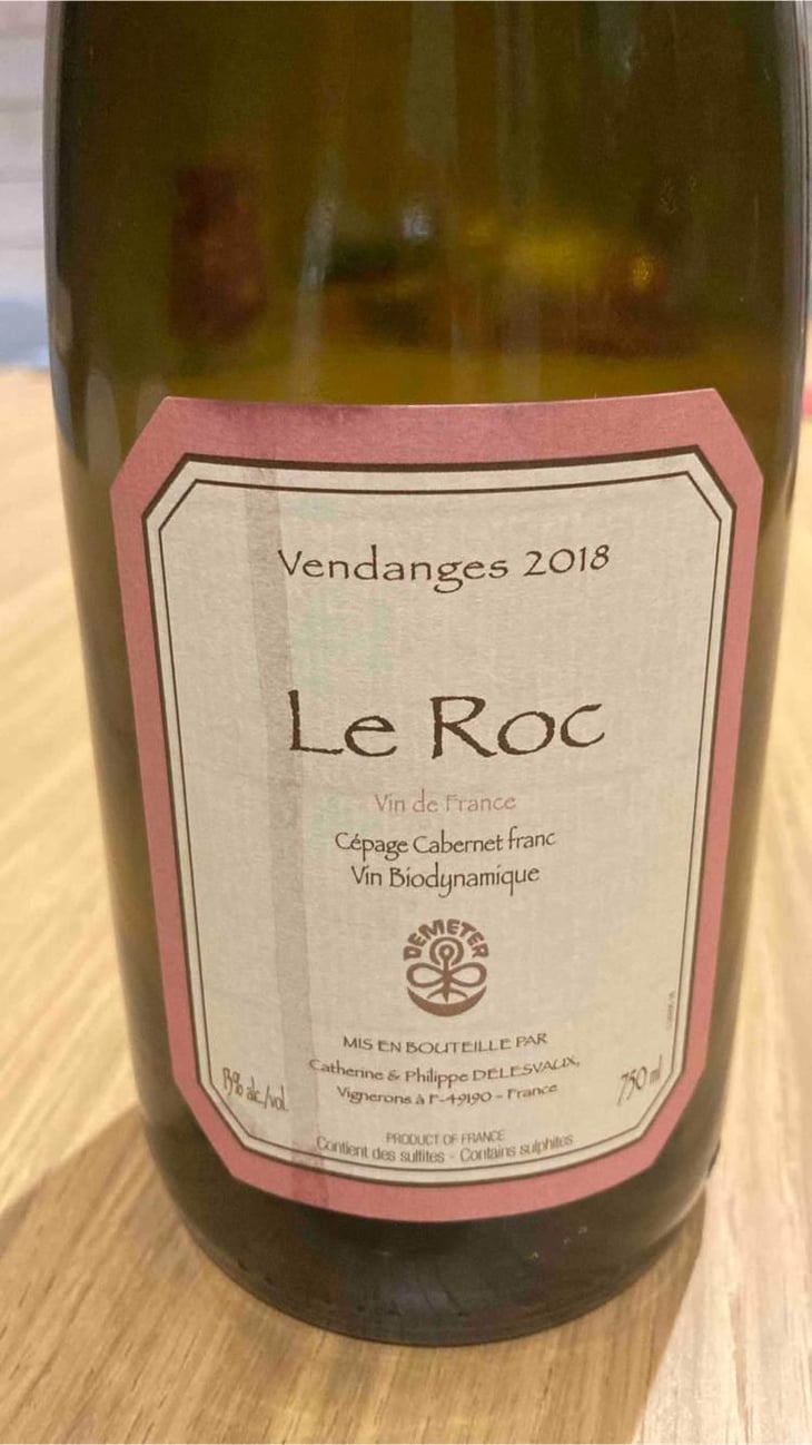 Anjou ‘’Le Roc’’ - Domaine Delesvaux (RETIRED in 2021) - Philippe & Catherine Delesvaux 