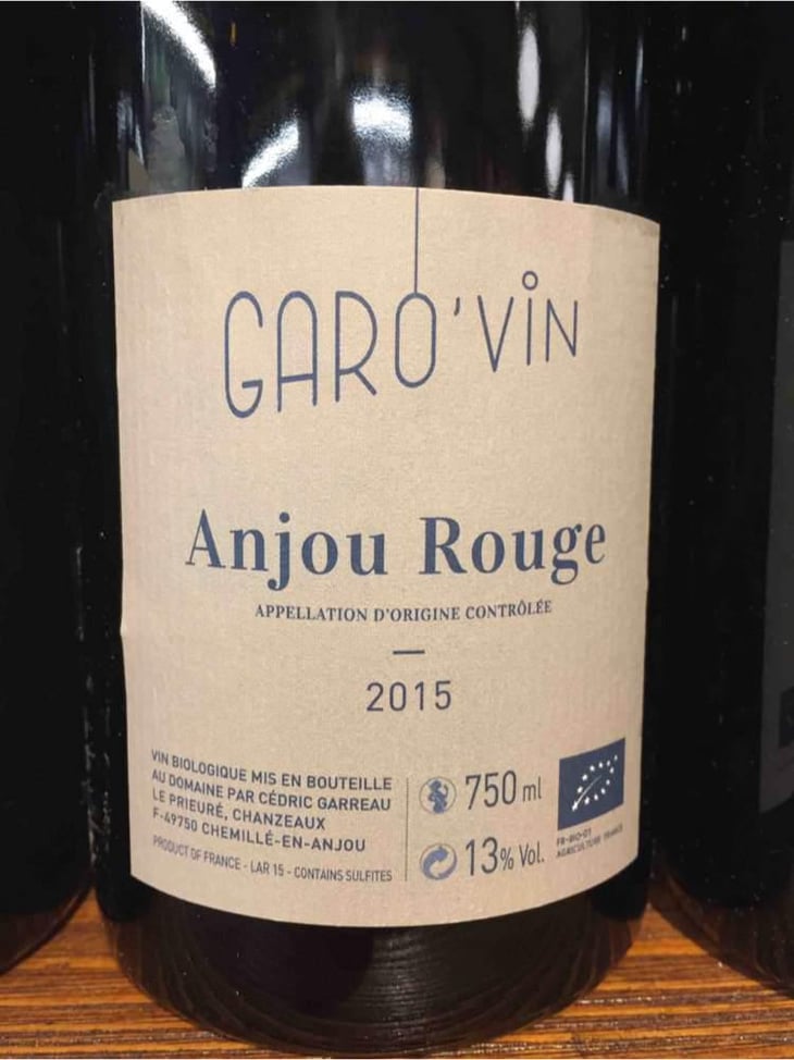 Anjou Rouge - Garo'vin - Cédric Garreau 