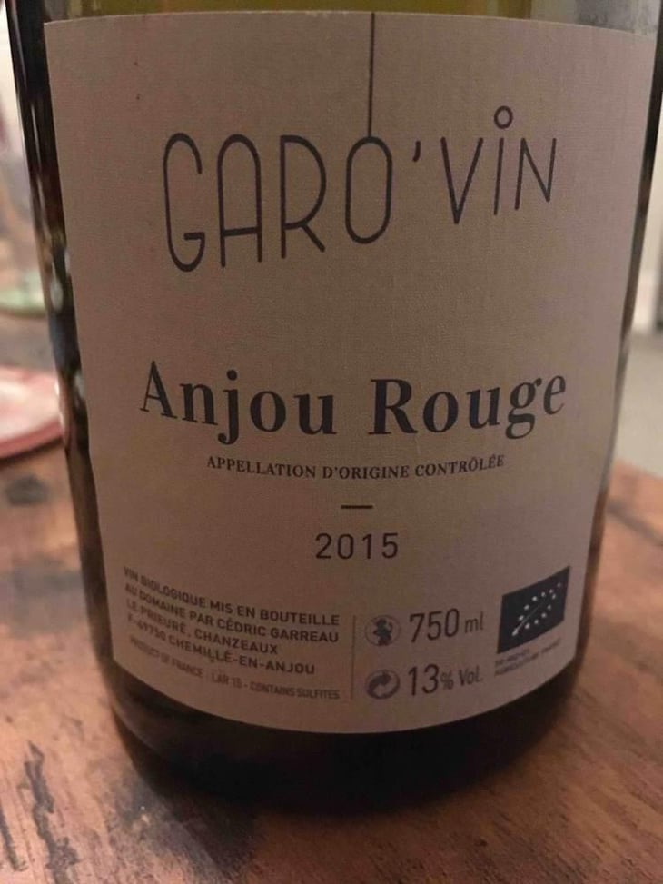 Anjou Rouge - Garo'vin - Cédric Garreau 