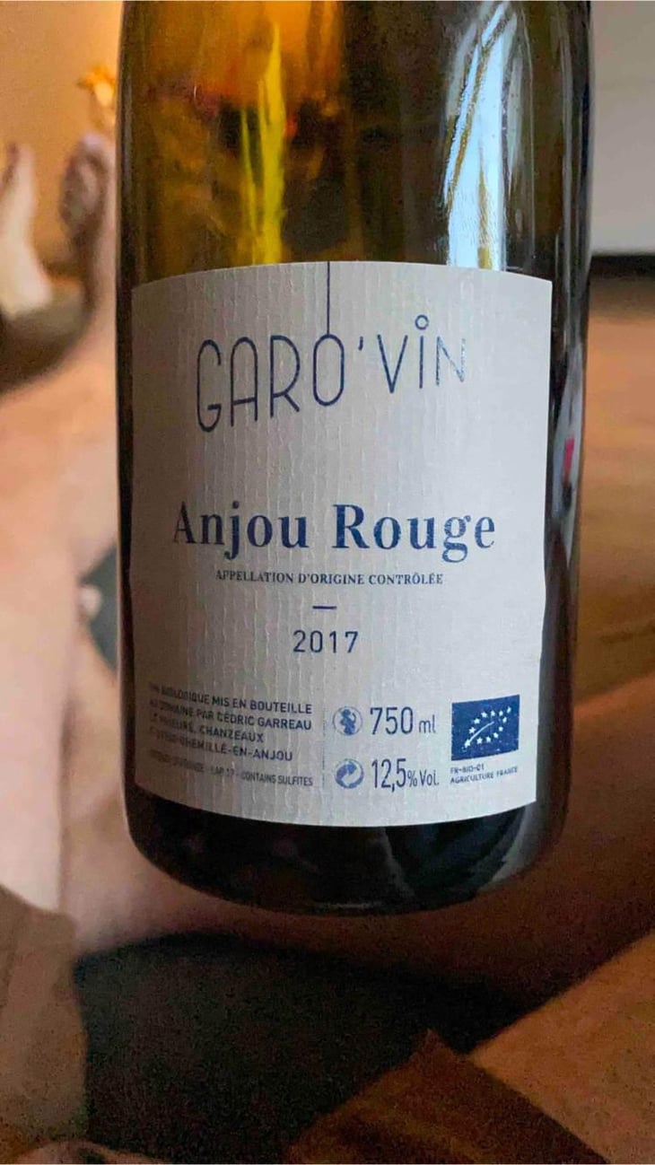 Anjou Rouge - Garo'vin - Cédric Garreau 