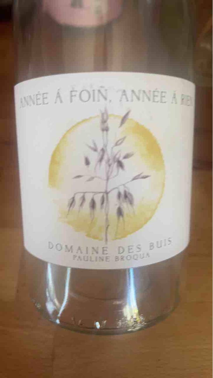 Annee A Foin, Annee A Rien - Domaine des Buis - Pauline Broqua -2021