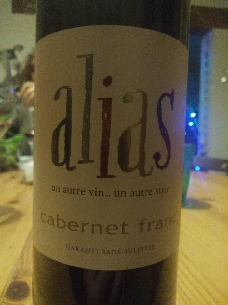 Alias Cabernet Franc - Domaine Ampelidae - Frédéric Brochet 