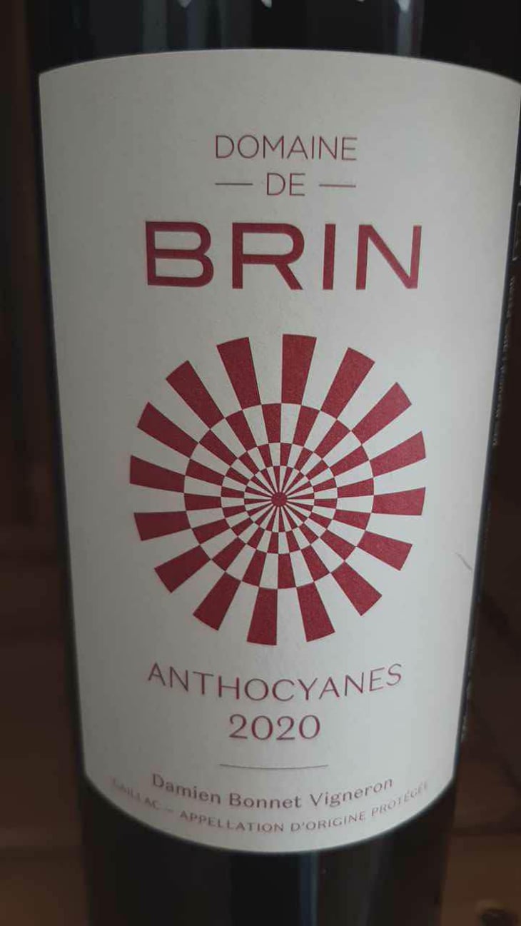 Anthocyanes - Domaine de Brin - Damien Bonnet 
