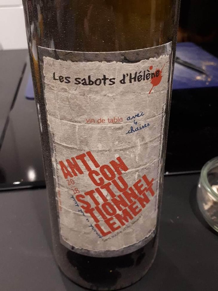 Anticonstitutionnellement - Les Sabots d'Hélène - Alban Michel 
