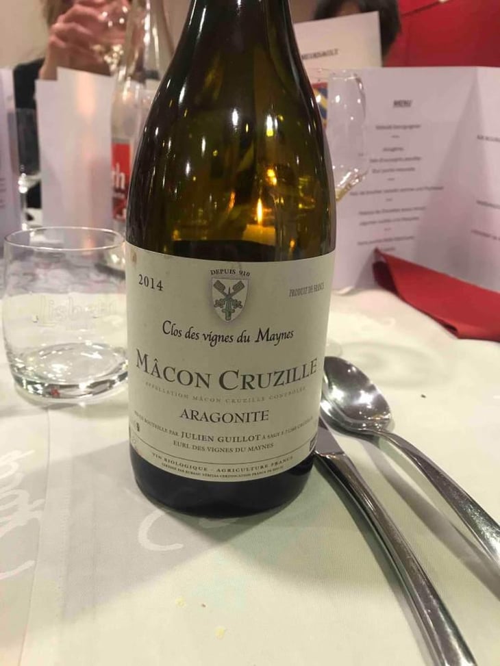 Aragonite - Clos des Vignes du Maynes - Julien Guillot 
