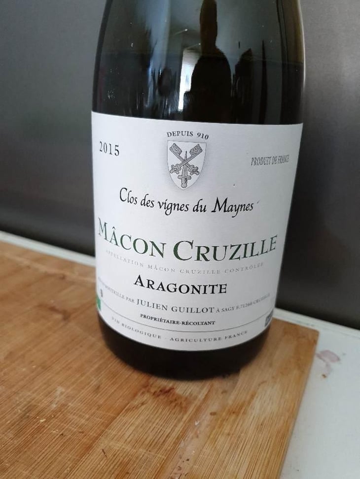 Aragonite - Clos des Vignes du Maynes - Julien Guillot 