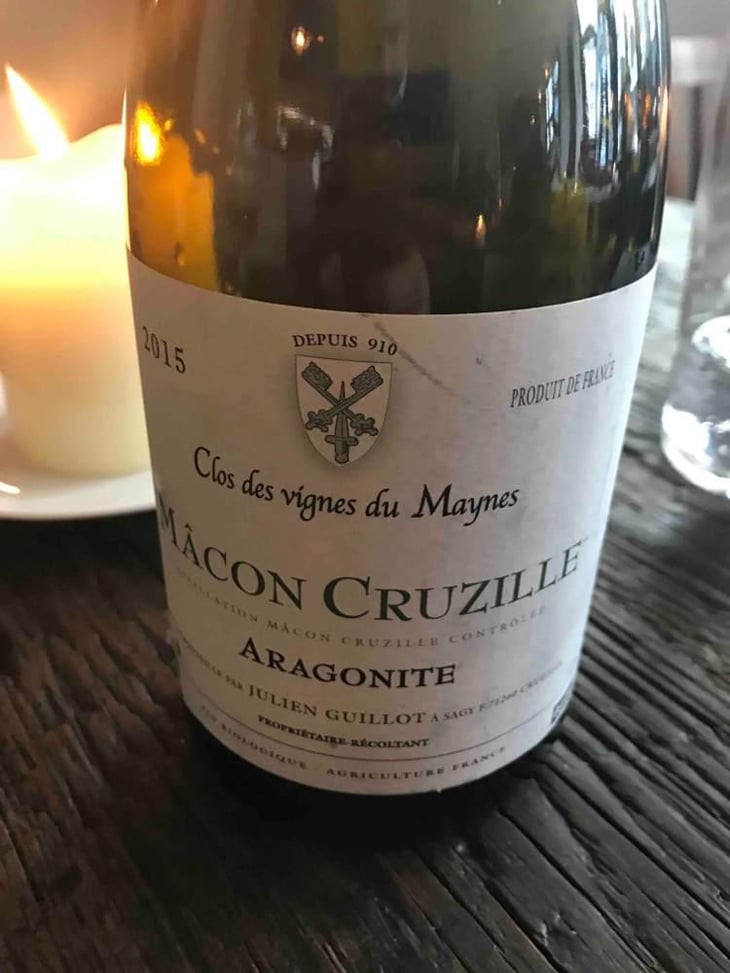 Aragonite - Clos des Vignes du Maynes - Julien Guillot 