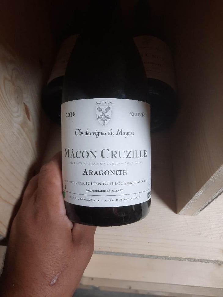 Aragonite - Clos des Vignes du Maynes - Julien Guillot 