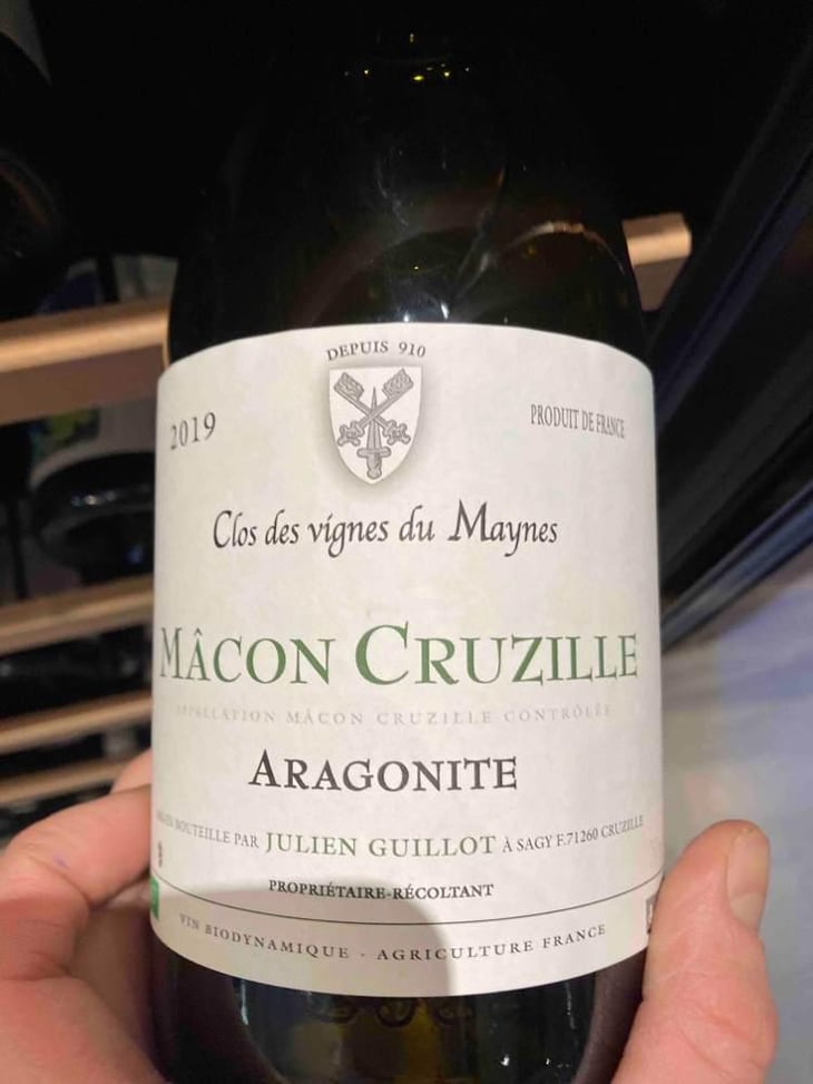Aragonite - Clos des Vignes du Maynes - Julien Guillot 