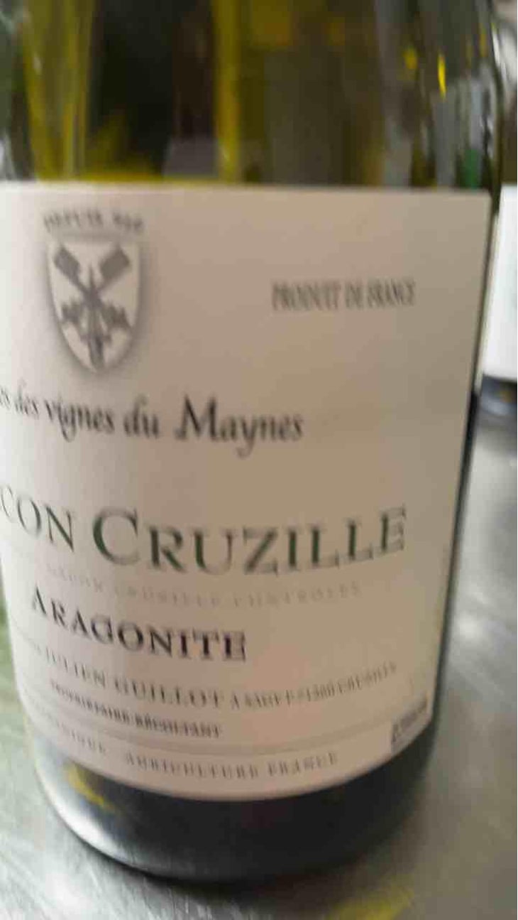 Aragonite - Clos des Vignes du Maynes - Julien Guillot 