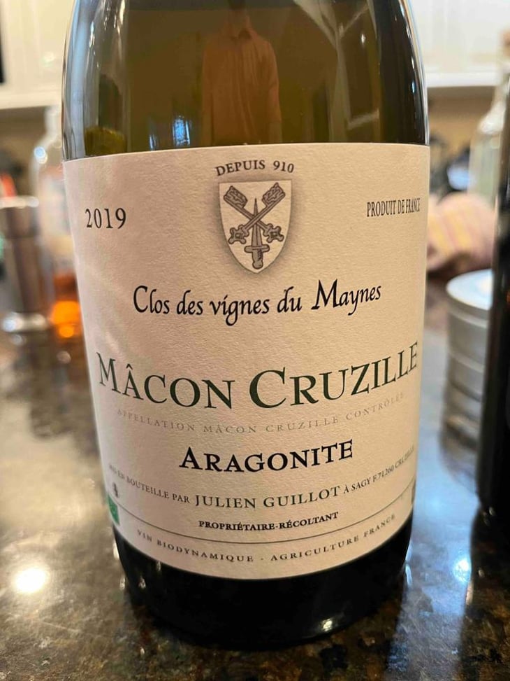 Aragonite - Clos des Vignes du Maynes - Julien Guillot 