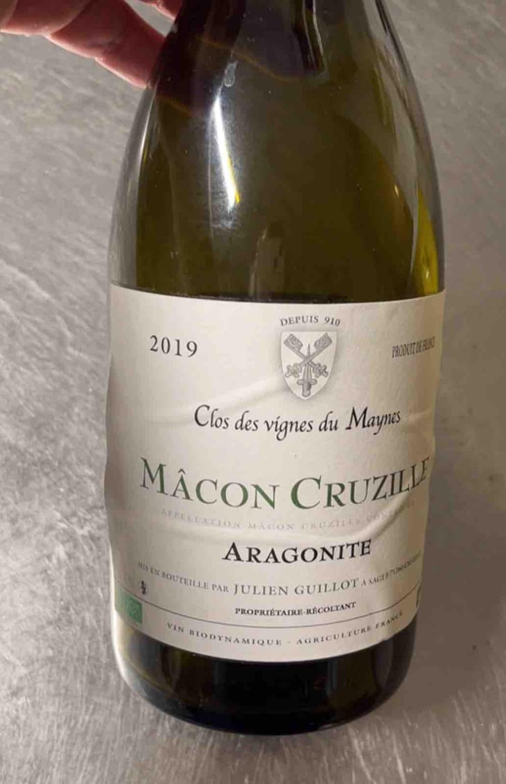 Aragonite - Clos des Vignes du Maynes - Julien Guillot 