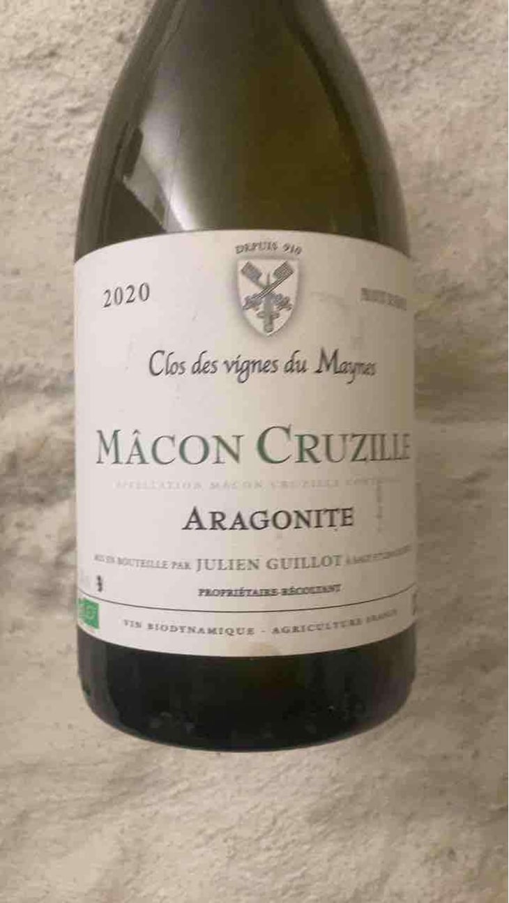 Aragonite - Clos des Vignes du Maynes - Julien Guillot 