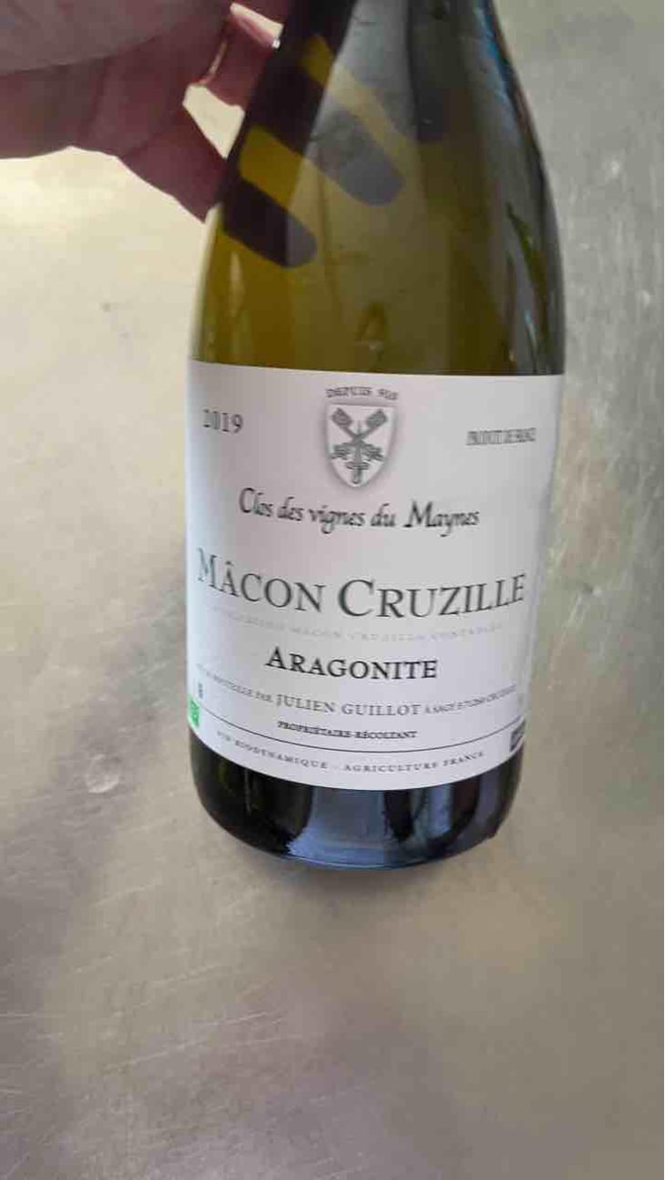 Aragonite - Clos des Vignes du Maynes - Julien Guillot 